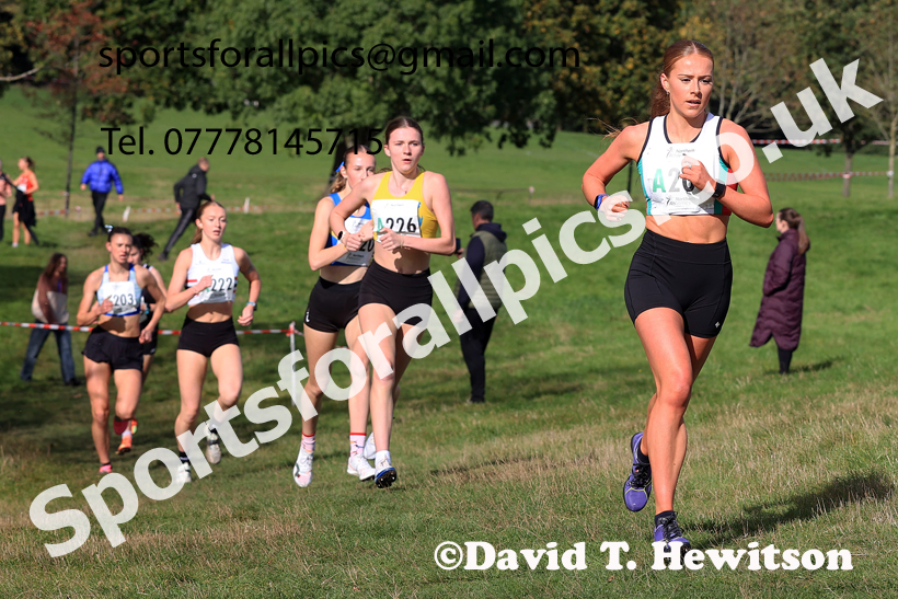 Senior Womens 2026 Northern Cross Country Relays, Graves Park, Sheffield. Photo: David T. Hewitson/Sports for All Pics
